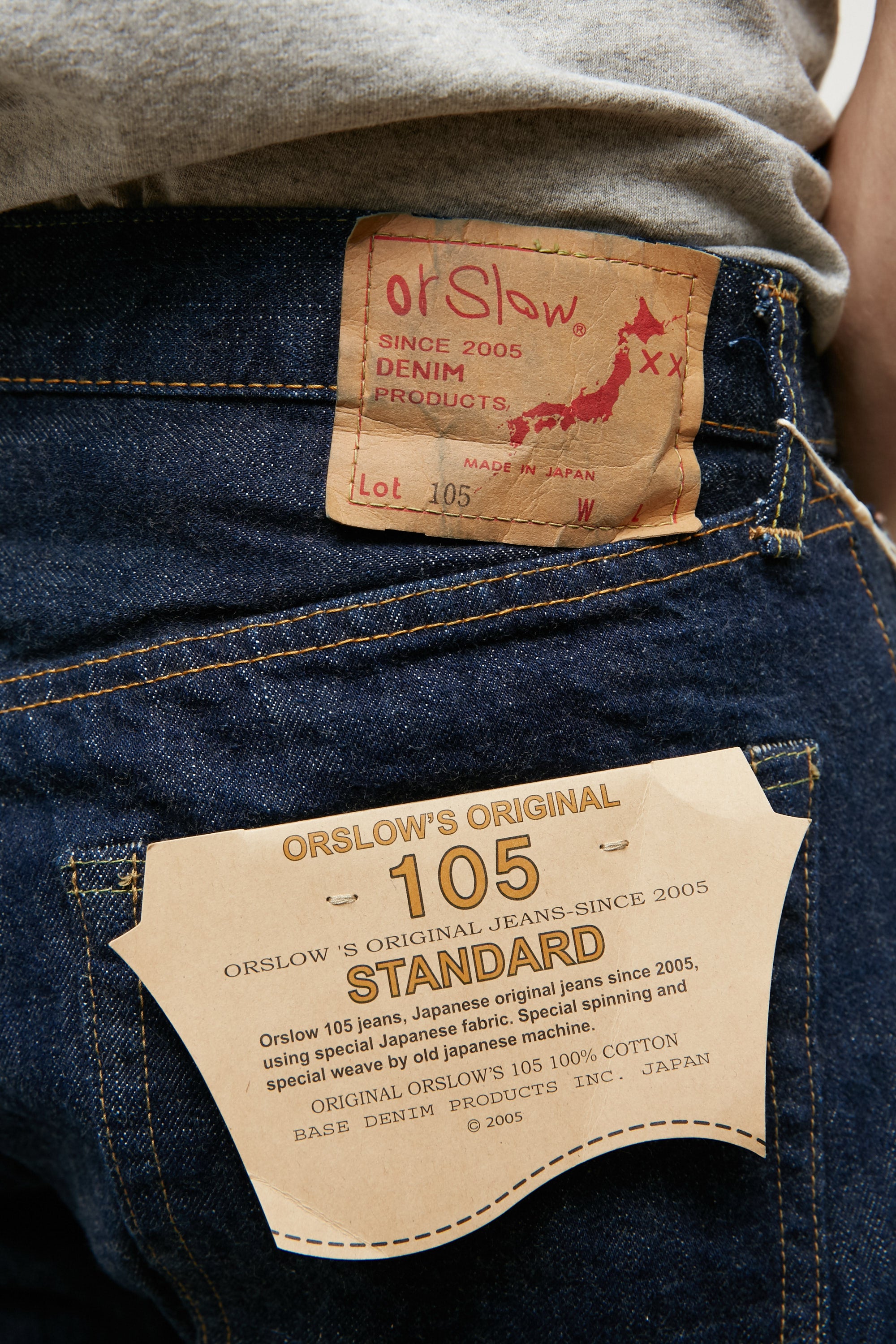 orSlow 105 Standard Fit Jean - One Wash - Totem Brand Co.