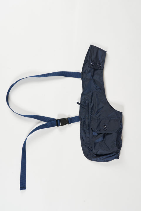 Engineered Garments Shoulder Vest - Navy Nylon Ripstop
