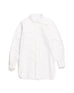 Engineered Garments Women's Rounded Collar Shirt - White Cotton Oxford