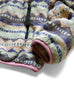 Kapital ASHLAND Stripe & BONE Fleece ZIP Blouson - Purple