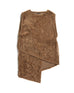 Engineered Garments Wrap Knit Vest - Brown Acrylic Curly Fur