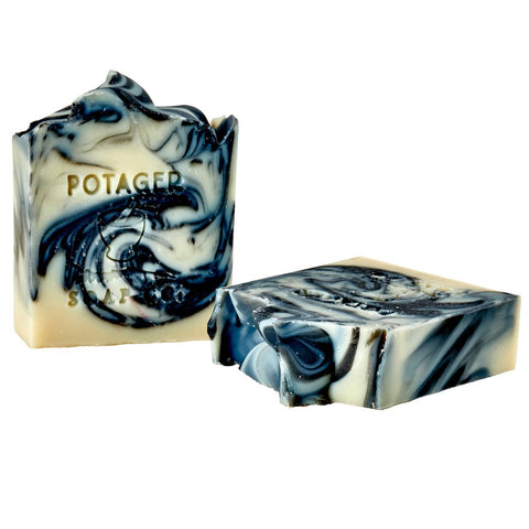 Potager - Bar Soap - Lavender Charcoal - Handmade w/ Organic Ingredients