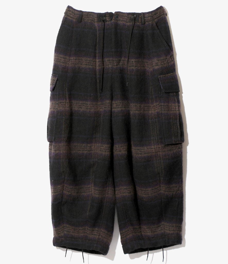 Needles - H.D. Pant - BDU / Wool Shaggy Plaid - Taupe