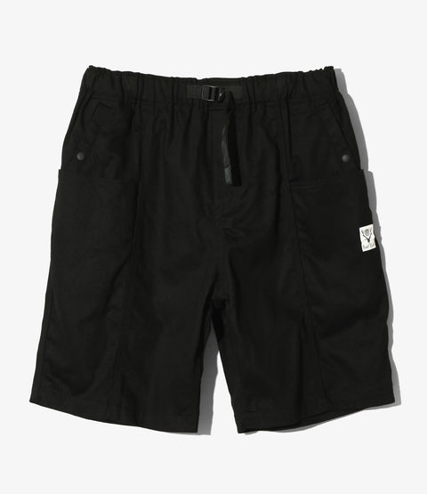 South2 West8 Belted C.S. Short - Cotton Twill - Black