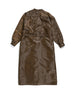 Engineered Garments Women's Banded Collar Dress - Brown Flight Satin Nylon