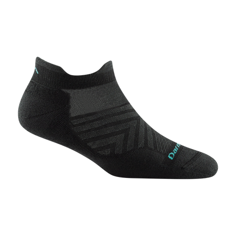 Darn Tough Women's No Show Tab Ultra-Light Merino Running Socks - Black