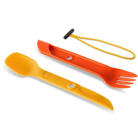 UCO GEAR SWITCH SPORK UTENSIL SET WITH TETHER - Sunrise