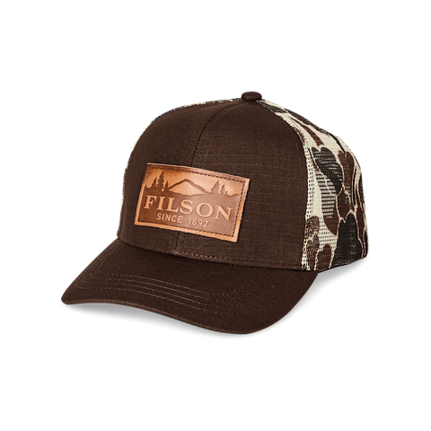 Filson Logger Mesh Cap - Brown Camo/Scenic