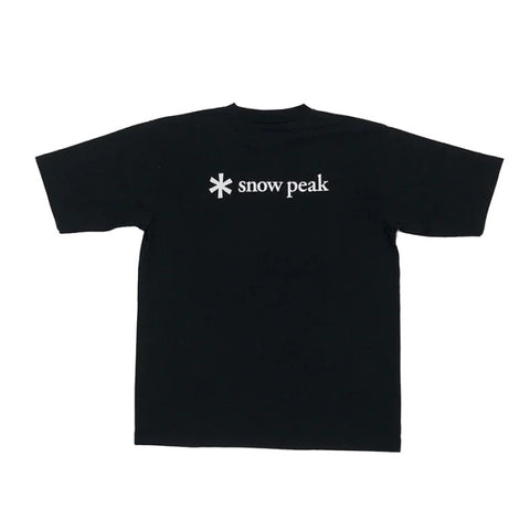 Snow Peak Back Printed Logo Tshirt - Black