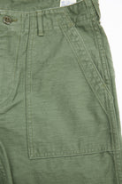 OrSlow Slim Fit Fatigue Pants - Olive - Totem Brand Co.