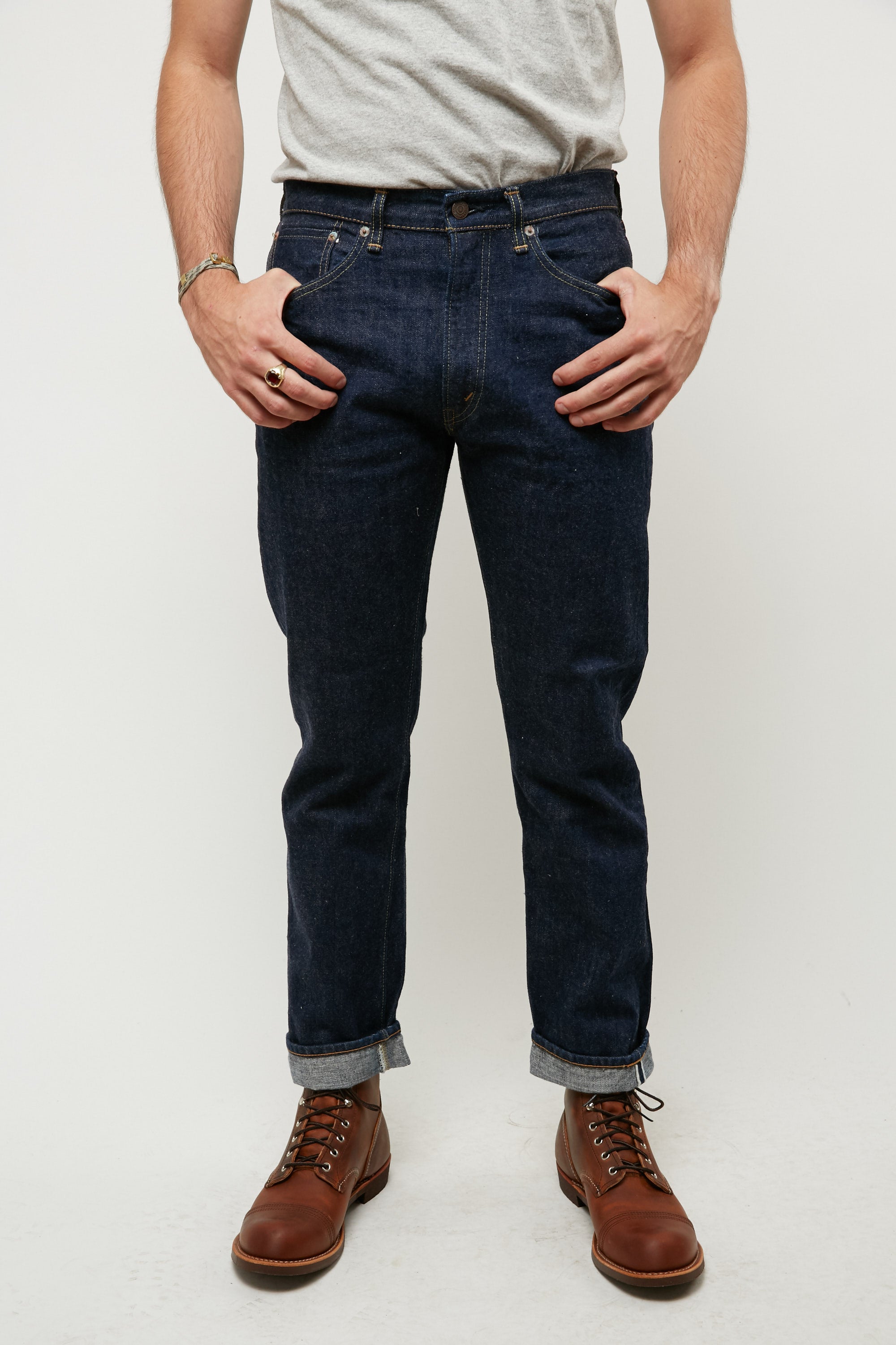 orSlow 107 Ivy Fit Slim Jean - One Wash - Totem Brand Co.