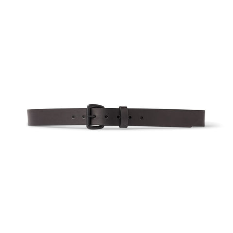 Filson 1-1/4" Bridle Leather Belt (Black/Black)