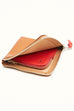 Beams Plus Double Zip Wallet - Brown/Red