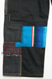 JUNYA WATANABE MAN cotton selvedge denim garment treated x multi fabrics mix Pants - Black X MIX