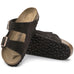 Birkenstock Arizona Suede Leather Soft Footbed - Mocha