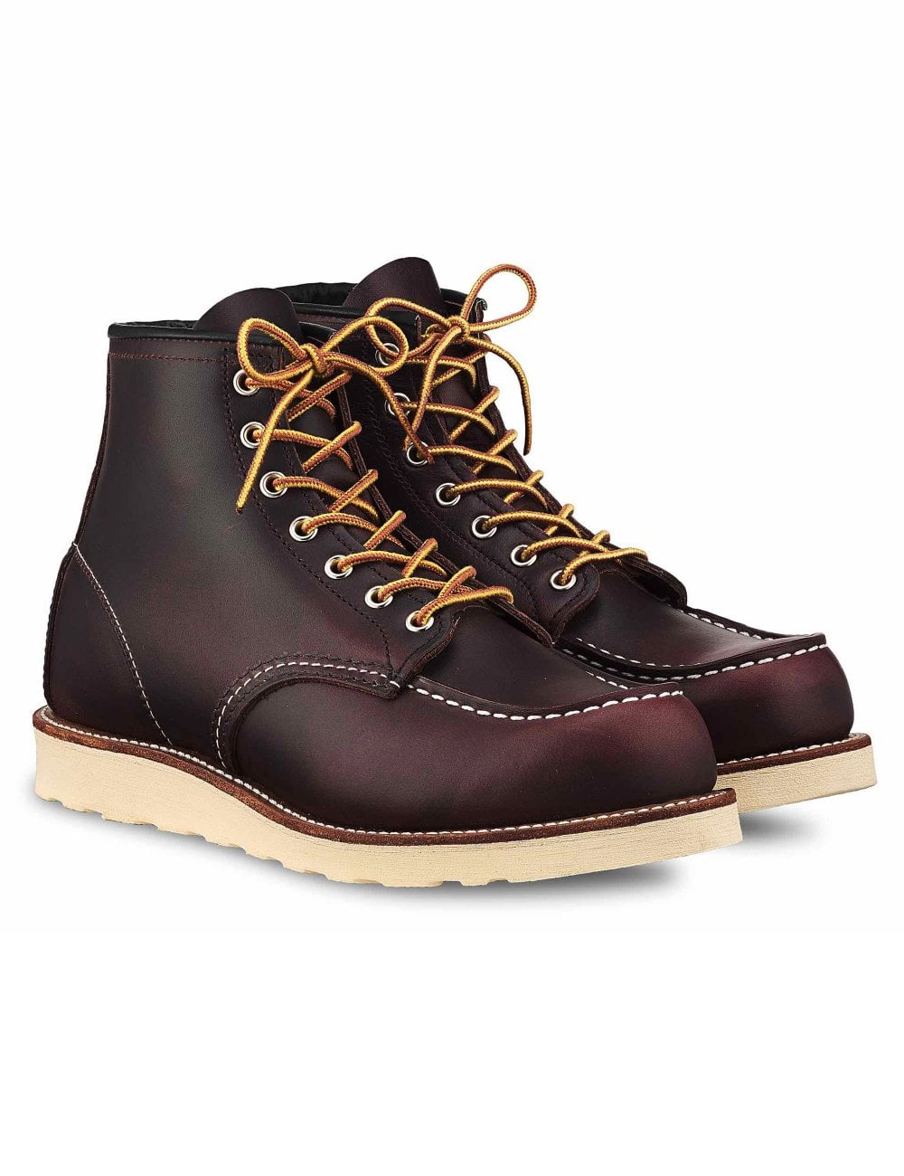 Red Wing Heritage Men's #8847 6" Moc Toe Boot - Black Cherry Excalibur Leather