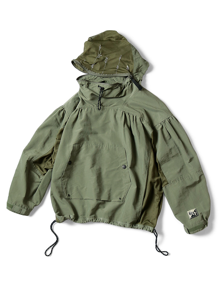 Kapital 60/40 Cloth BUG Anorak (1Tone) - Khaki
