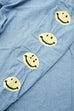 Kapital KOUNTRY Chambray Work Shirt (Smile) - Sax