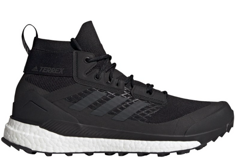 Men's Adidas TERREX FREE HIKER Hiking Shoes. - Black/Carbon