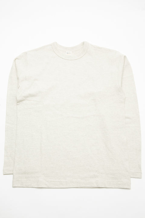 Warehouse & Co. 5906 Long Sleeve Crewneck T-Shirt - Oatmeal