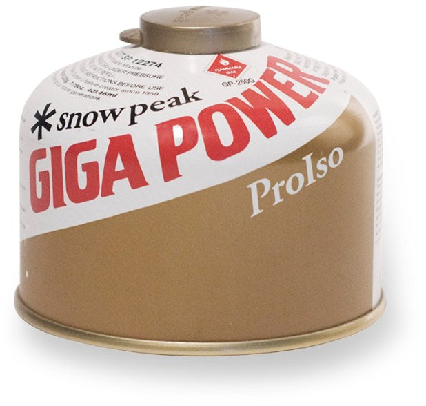 Snow Peak GigaPower 250 Gold Fuel Canister - 220g
