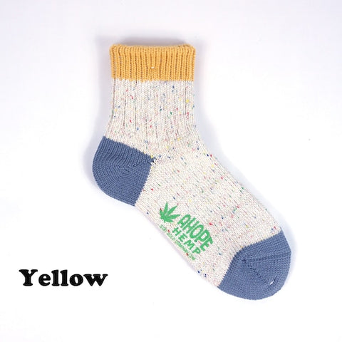 A Hope Hemp Socks (HSX-010) - Yellow