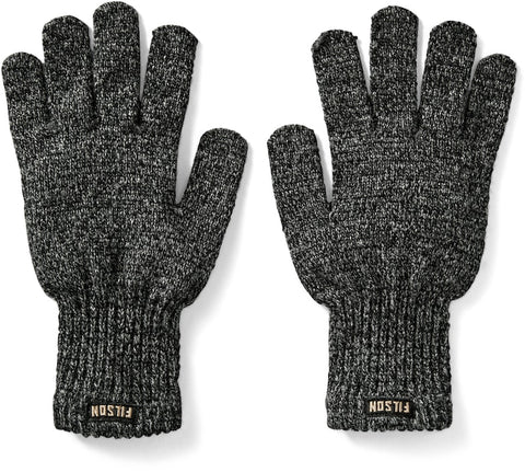 Filson Full Finger Knit Gloves - Charcoal
